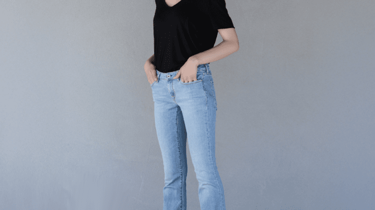 aurelia jeans a zampa by fun factory mode, abbigliamento conto terzi