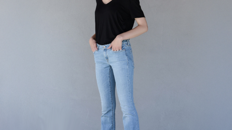aurelia jeans a zampa by fun factory mode, abbigliamento conto terzi