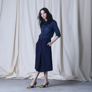 norma gonna in denim 100% cotone