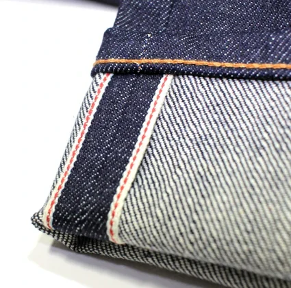 denim cimosato o selvedge