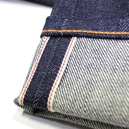 denim cimosato o selvedge